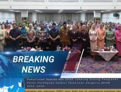 Pemerintah Daerah dan DPRD Lampung Dukung Penguatan Peran Perempuan melalui Pelantikan Pengurus BKOW 2025–2030