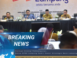 Perkuat Sinergi Pembangunan, Ketua DPRD Lampung Hadiri Rakor Strategis Bank Lampung