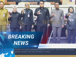 DPRD Provinsi Lampung Sahkan Sejumlah Raperda Strategis dalam Rapat Paripurna Akhir Tahun