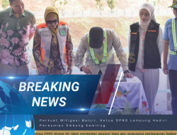 Perkuat Mitigasi Banjir, Ketua DPRD Lampung Hadiri Peresmian Embung Kemiling