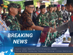 Hadiri Apel Operasi Lilin Krakatau 2025, Ketua DPRD Lampung Tekankan Sinergi Lintas Sektoral