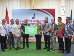 Pramuka Lampung Bergerak! Jihan Nurlela Serahkan Rp250 Juta Dana Kemanusiaan