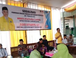 Agus Sutanto Gelar Sosialisasi Pembinaan Ideologi Pancasila dan Wawasan Kebangsaan di Lampung Selatan