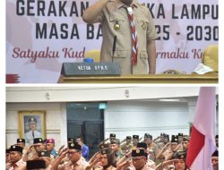 Pelantikan Pengurus Gerakan Pramuka Lampung Periode 2025-2030 Resmi Dilaksanakan
