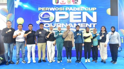 Gaya Hidup Sehat Makin Asik! Perwosi Padel Cup Siap Cari Bibit Atlet Andalan